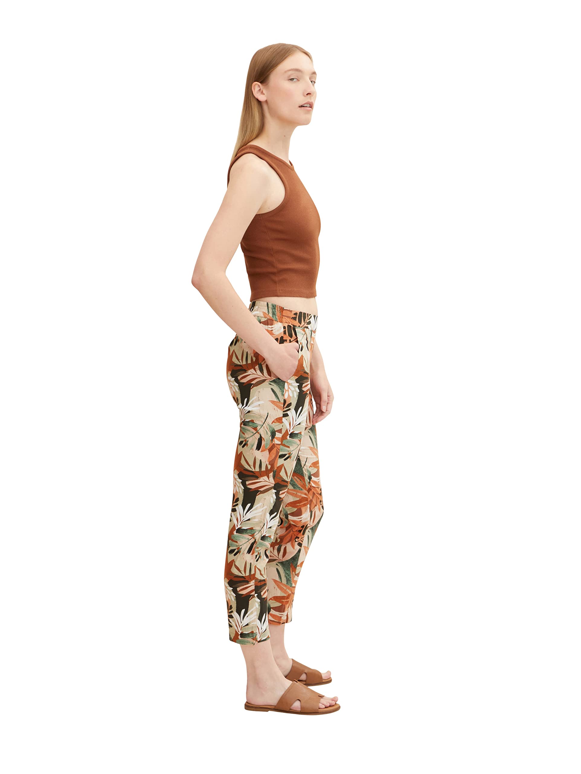 TOM TAILOR 1031276 - Pantalon Chino en Tissu - Moderne - Femme