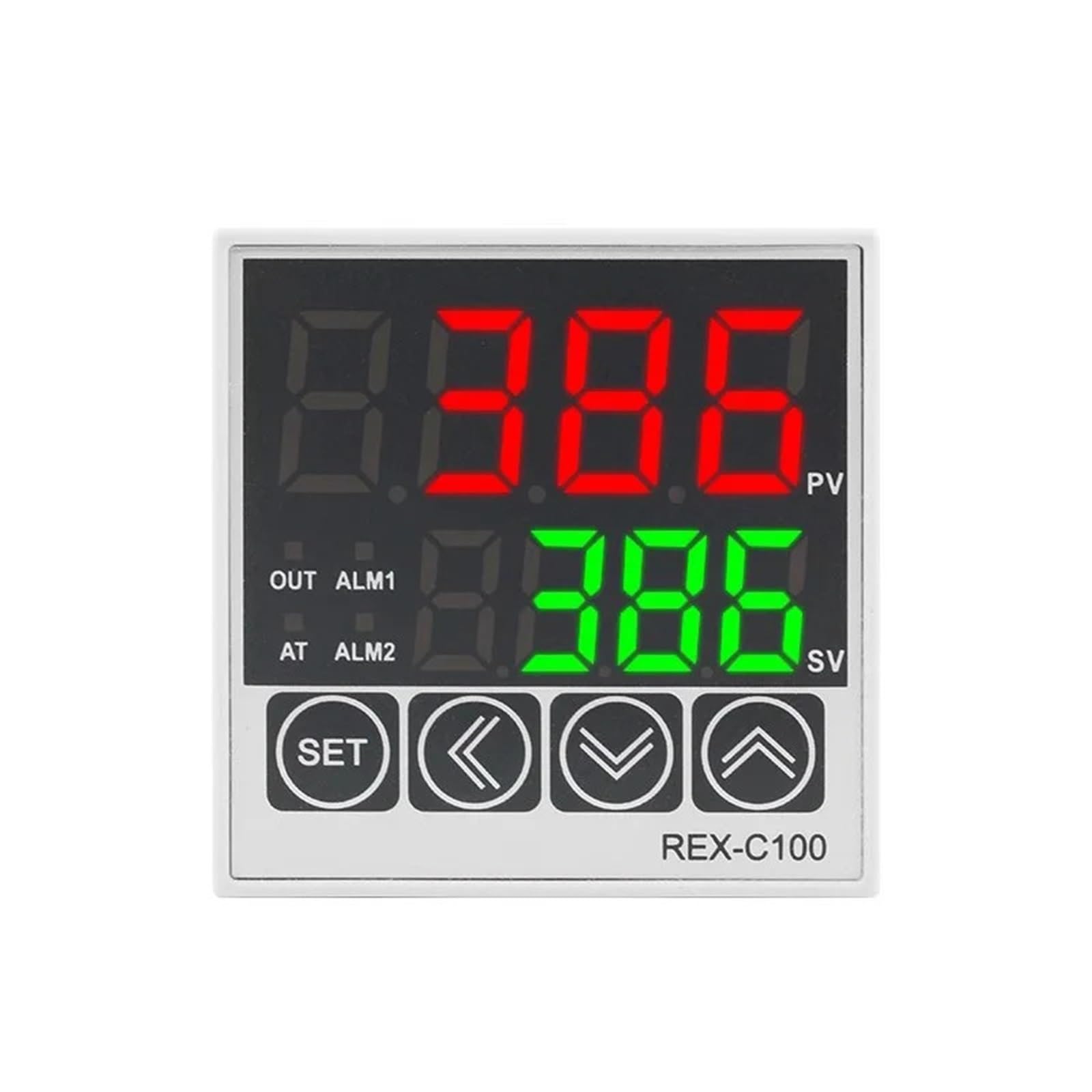 Regolatore di temperatura REX-C100 con display digitale a ingresso singolo e regolazione PID intelligente 48*48mm(K Out SSR)