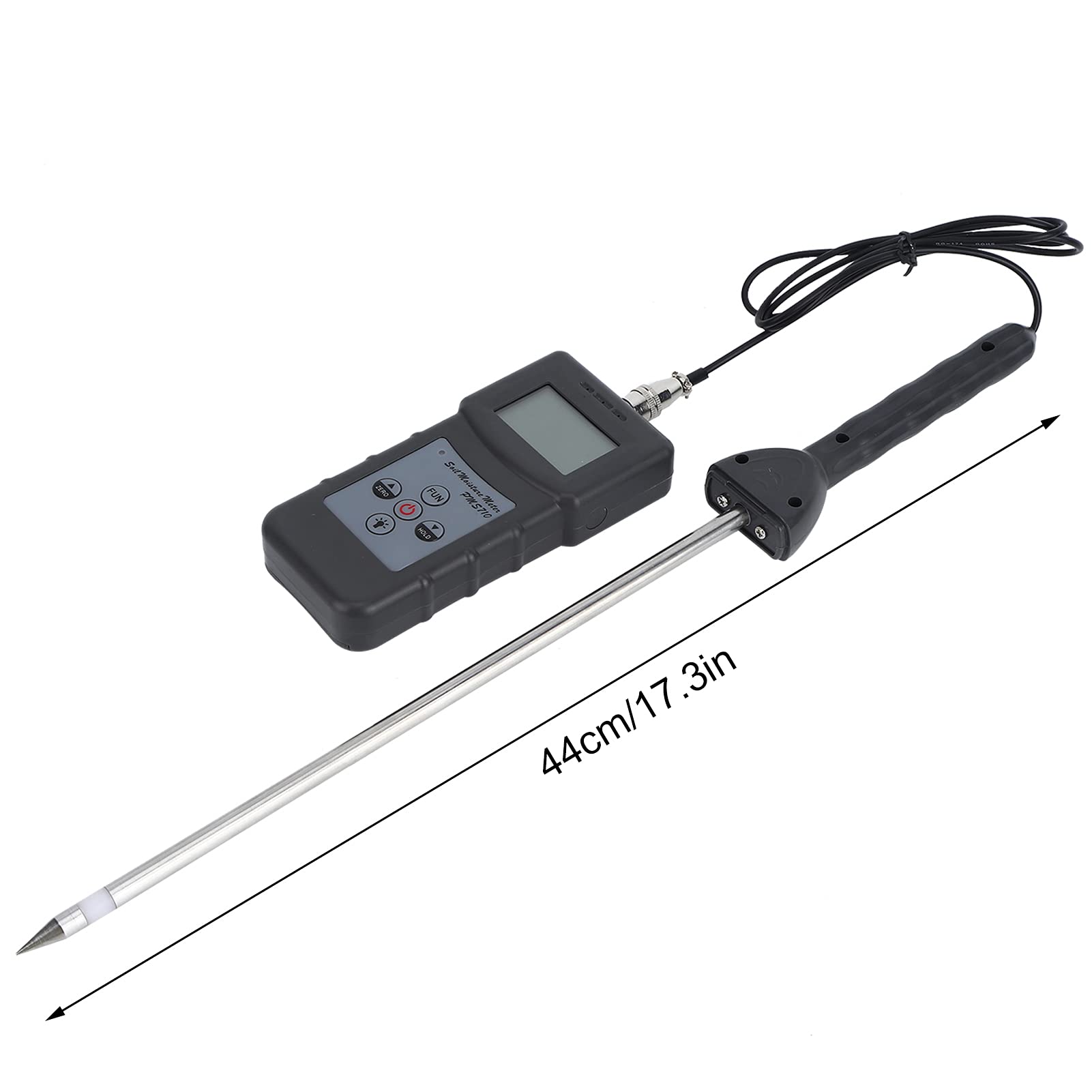 Medidor de Humedad del Suelo Pantalla Digital ABS Apagado Manual Medidor de Humedad del Suelo, para plantación agrícola, para producción Industrial, para Suministro de jardín, para