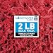 Crinkle Cut Paper Shred Filler (2 LB) for Gift Wrapping & Basket Filling - Red | MagicWater Supply