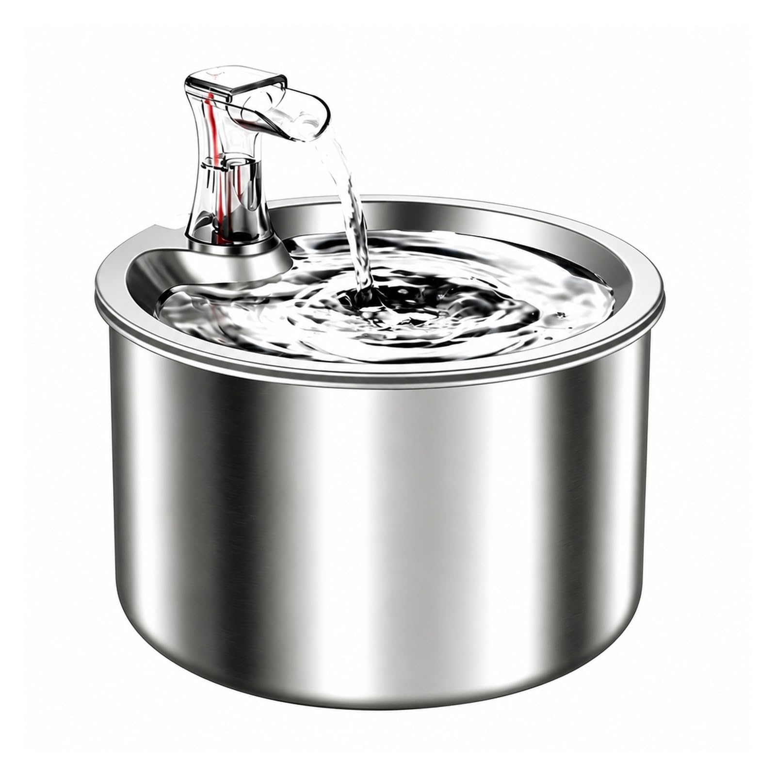 Fuente De Agua para Gatos Inoxidable 2L