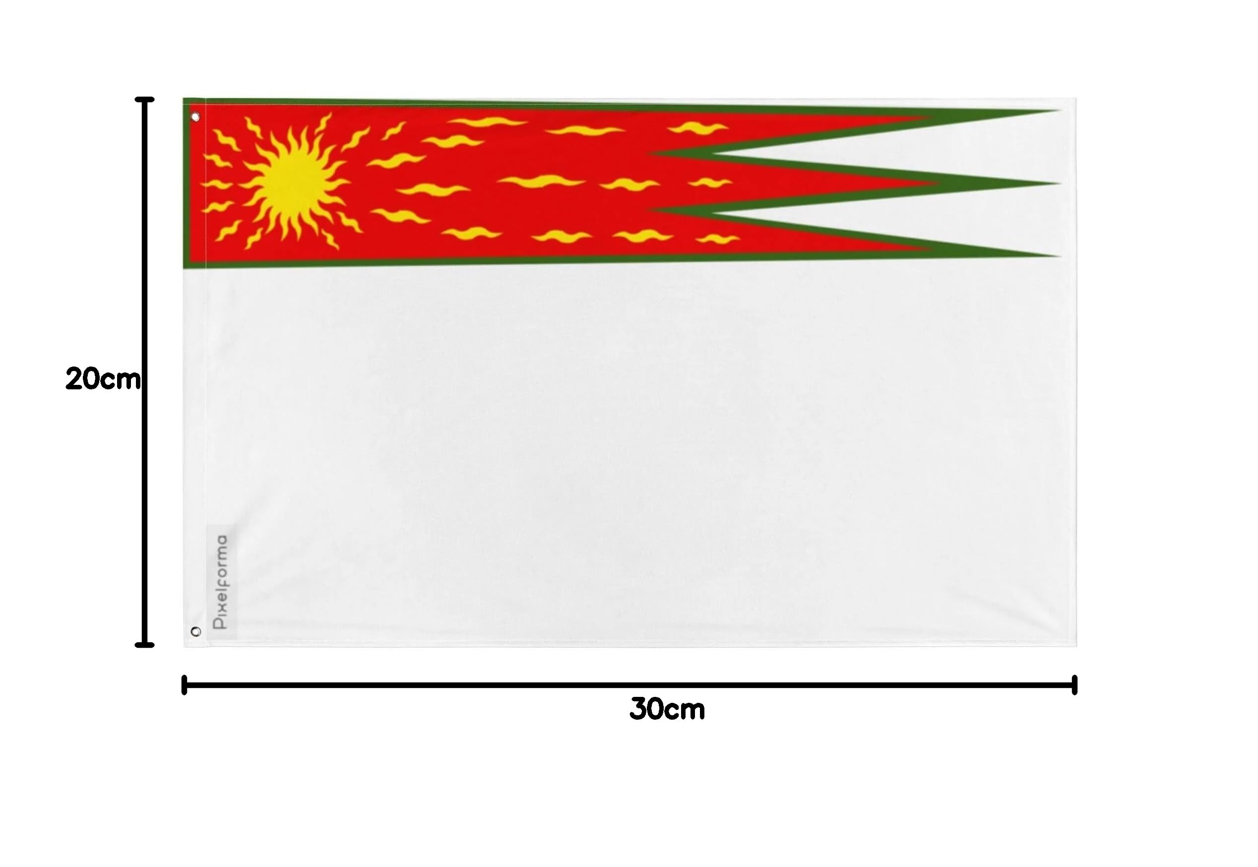 Bannière - PIXELFORMA - Drapeau du Honduras - 6 œillets - 50x100cm - Polyester d