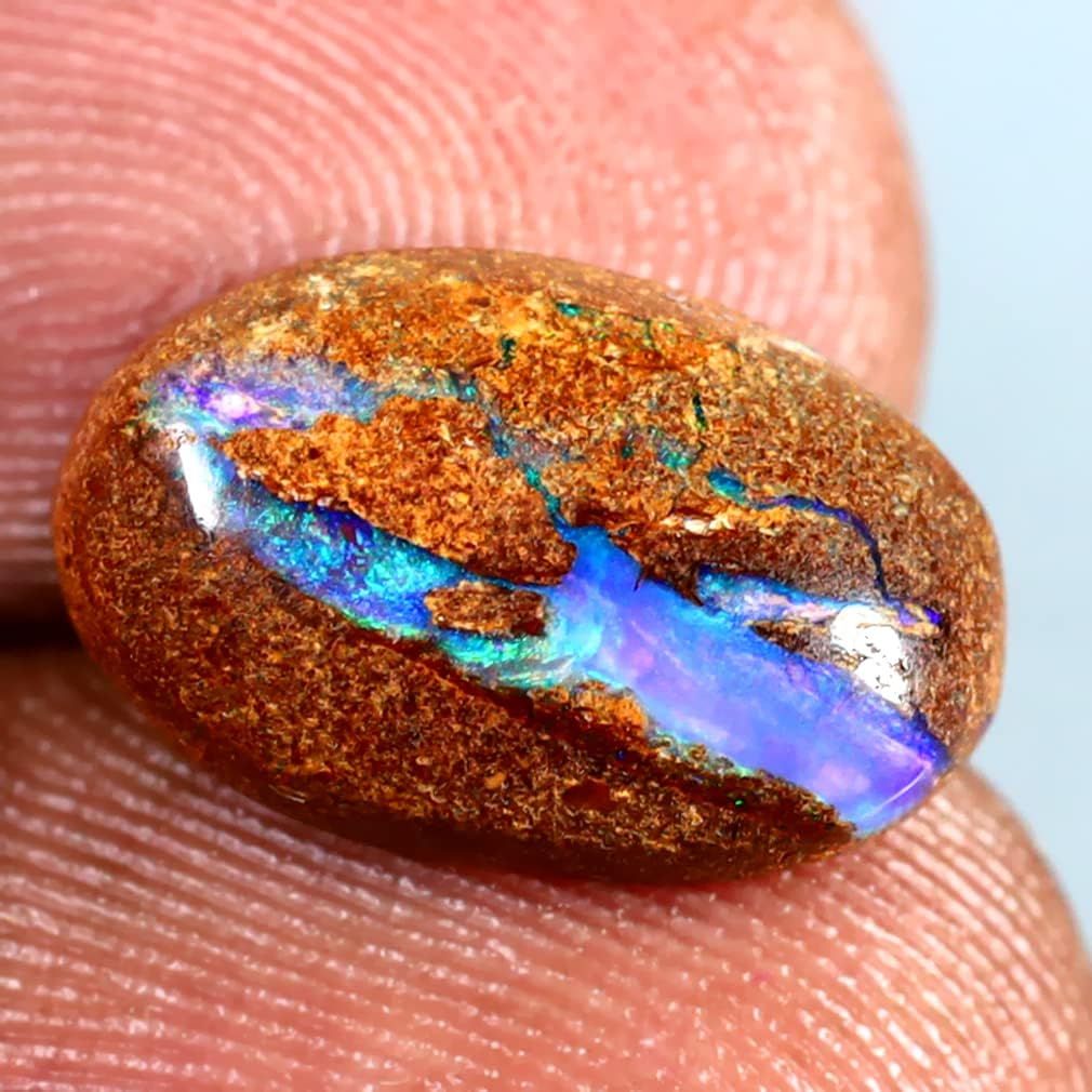 ボルダーオパール ルースストーン 17.47 ct Fancy Shape (30 x 15 mm