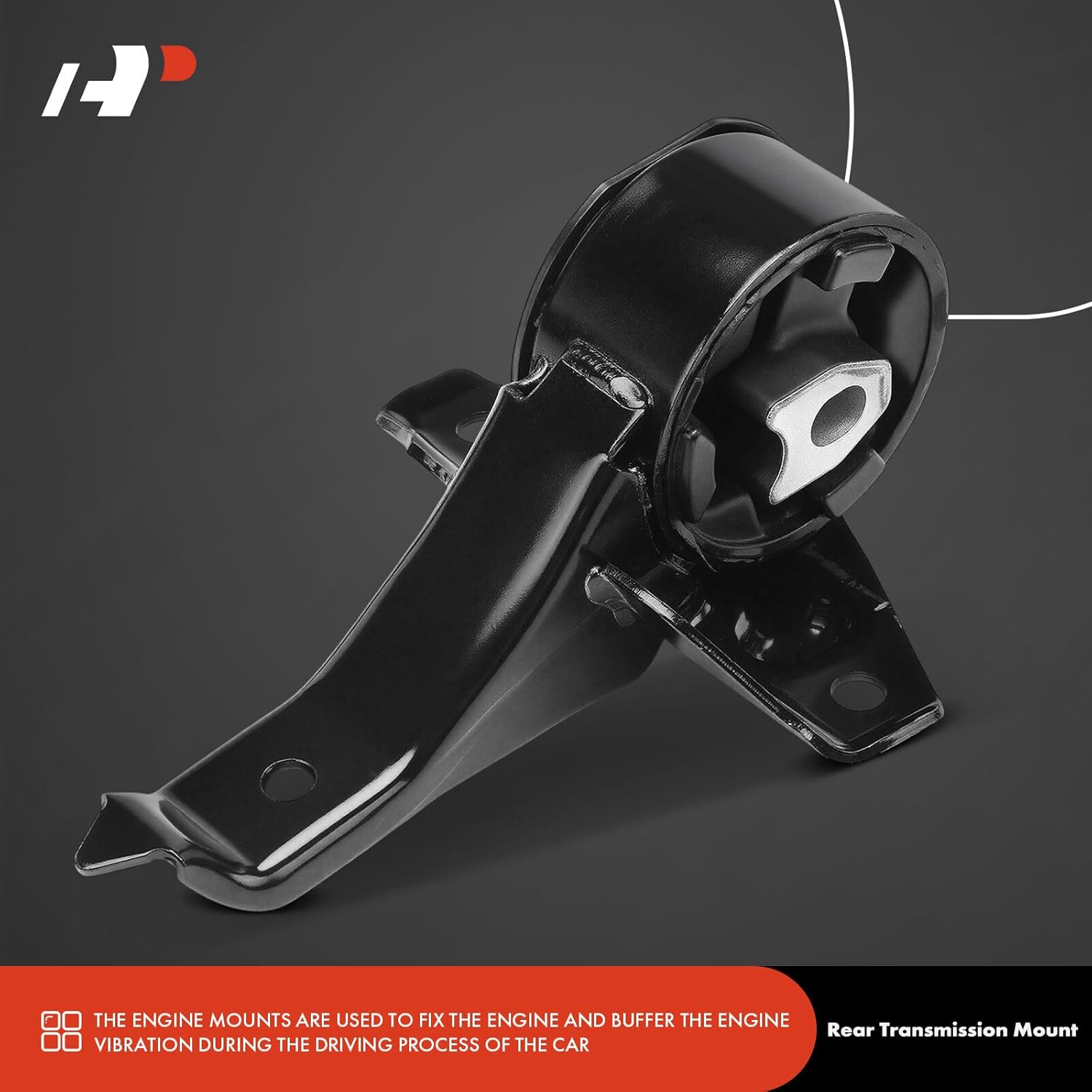 A-Premium Rear Transmission Mount Compatible with Chevrolet Malibu 2004-2010 & Pontiac G6 2005-2010 & Saturn 2007-2009