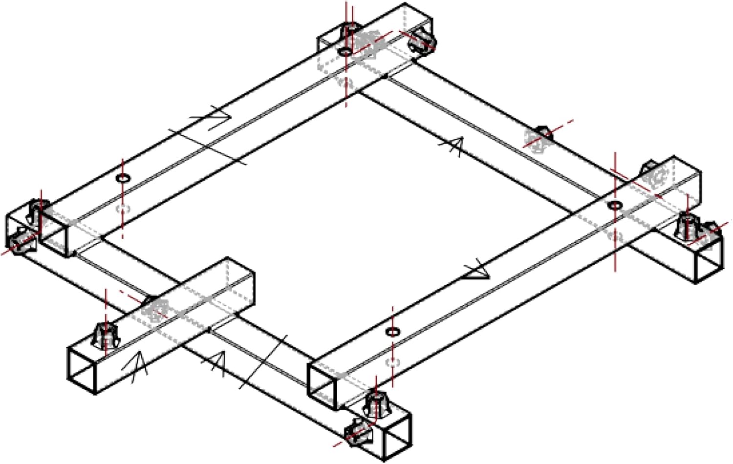 SimFab OpenWheeler Gen3 Seat Frame for Sim Racing & Flight Sims - Steel Build, Mounting Hardware Included