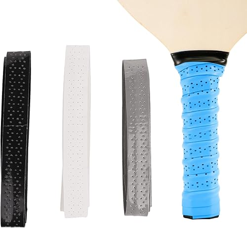 Miniatura 4 de SAVITA 4 cintas de agarre de pala de pickleball, agarre de raqueta de tenis, reemplazo de envoltura de agarre cómodo que absorbe la humedad,