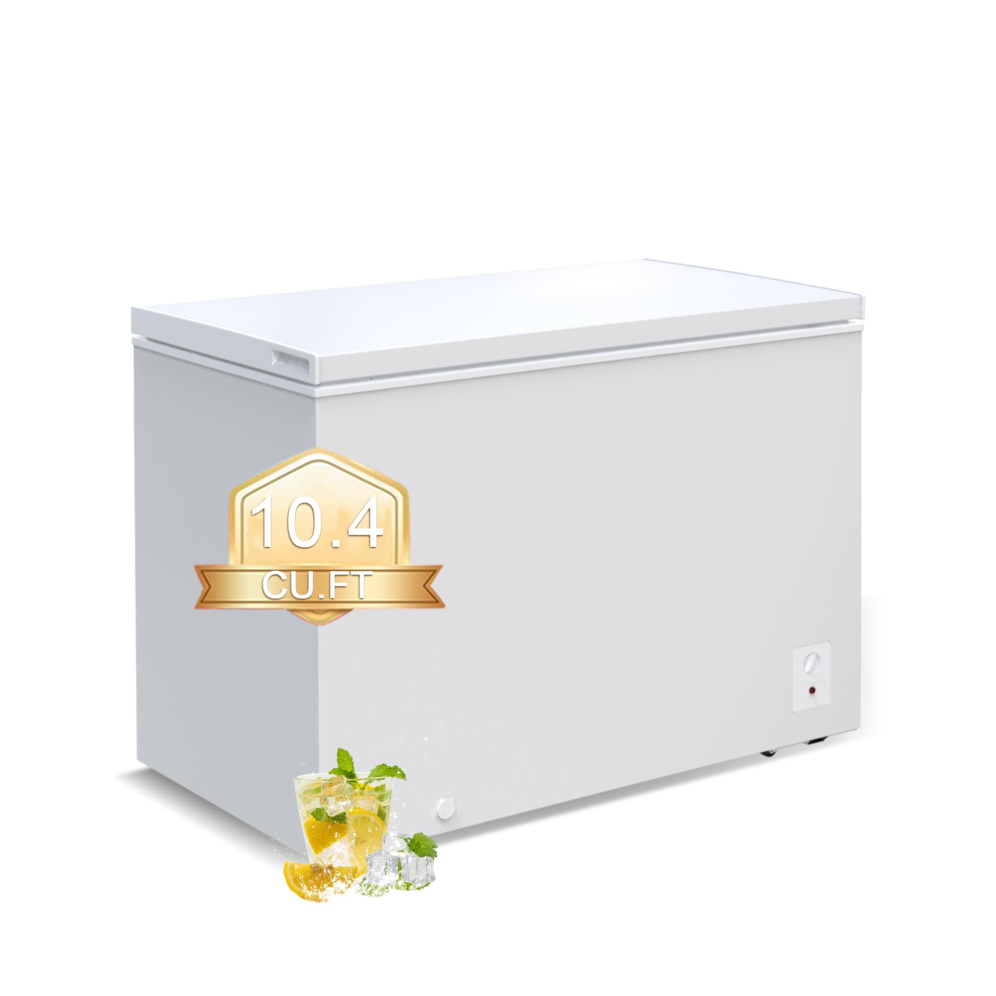 Zyerch BD-300 10.4 cu ft Chest Freezer White
