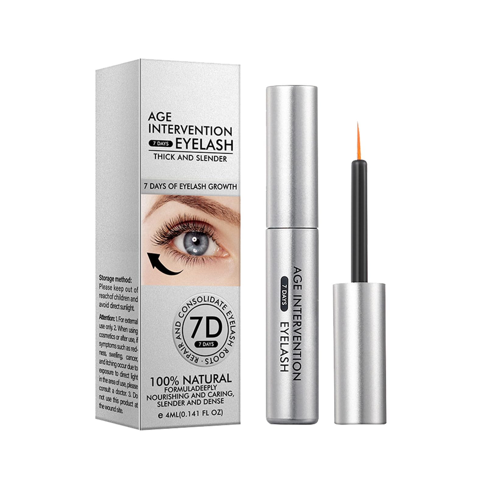 Sérum Crece Pestañas,4ml Serum Pestañas,Serum Pestañas Crecimiento,Lash Serum,Naturales Suero De Crecimiento De PestañAs Cejas Y Suero De PestañAs