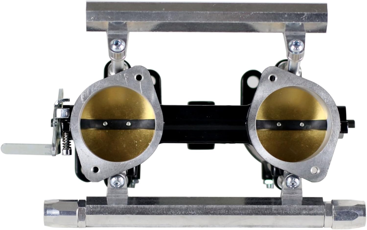 New 52MM 52IDA TBS Injection kit 52 IDA THROTTLE Body FOR Weber & Dellorto Jenvey PRO-SERIES 2 Fuel Rail KIT TPS Horns