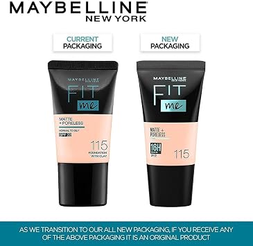 Maybelline Fit Me Matte & Poreless Spf 22 115 Foundation 18ml
