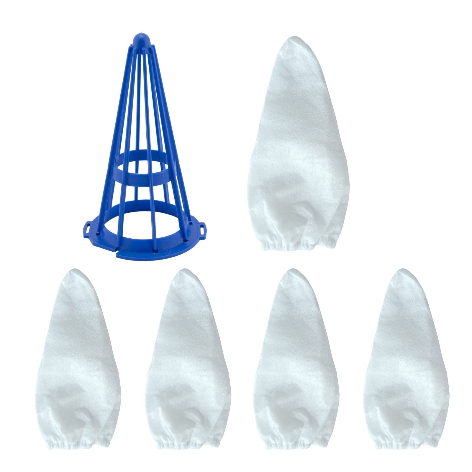 5 Packs Replacement Vacuum Filter Cotton for Pool Blaster Pool Cleaner Bag Centennial, Eclipse,Ivac M3,Ivac 350, Rush X21,Pulse,Fusion PV-10