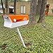 modbox USA Modern Curbside Mailbox Post (White)