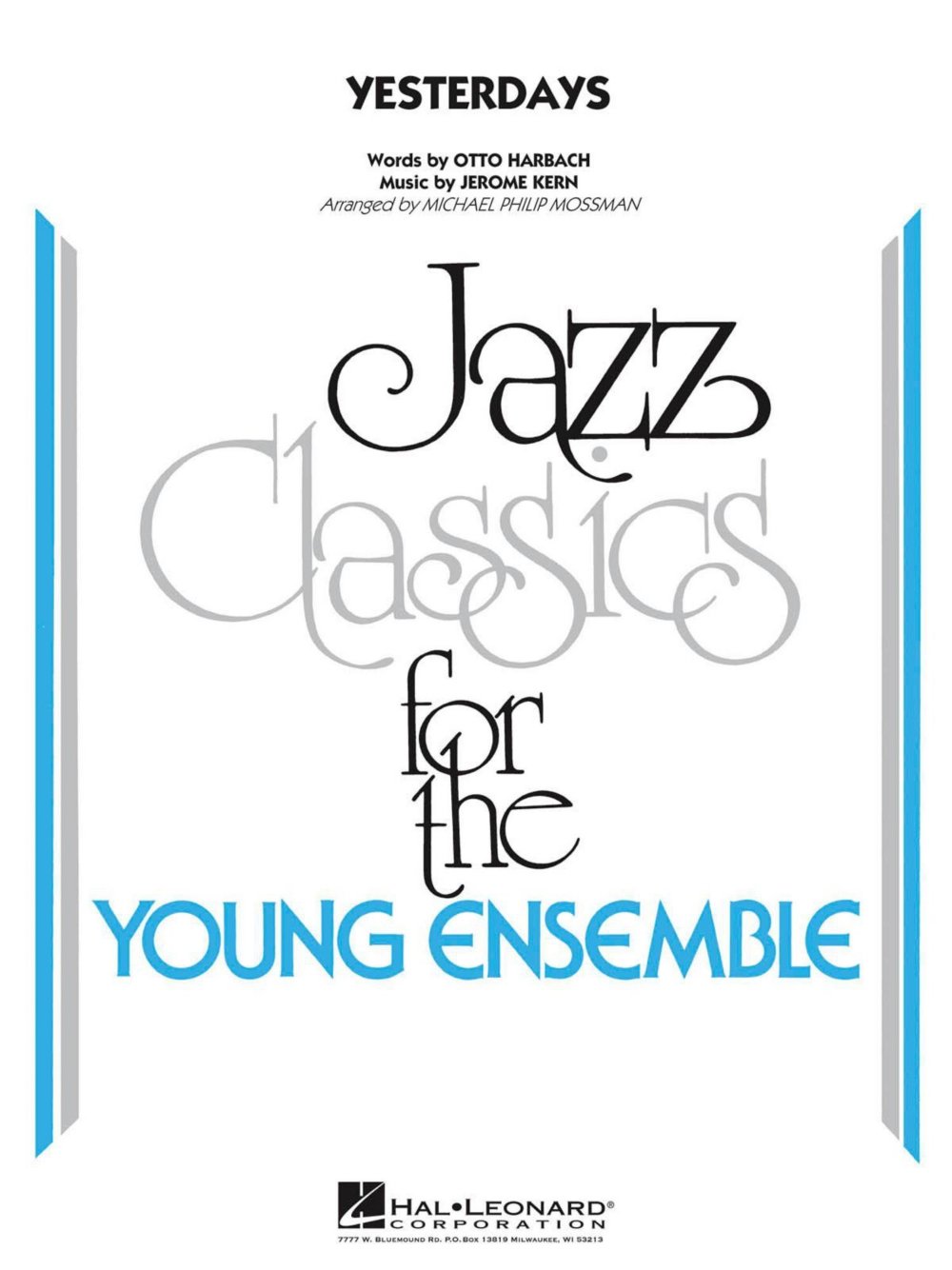 Hal Leonard Yesterdays - Young Jazz Classics Level 3
