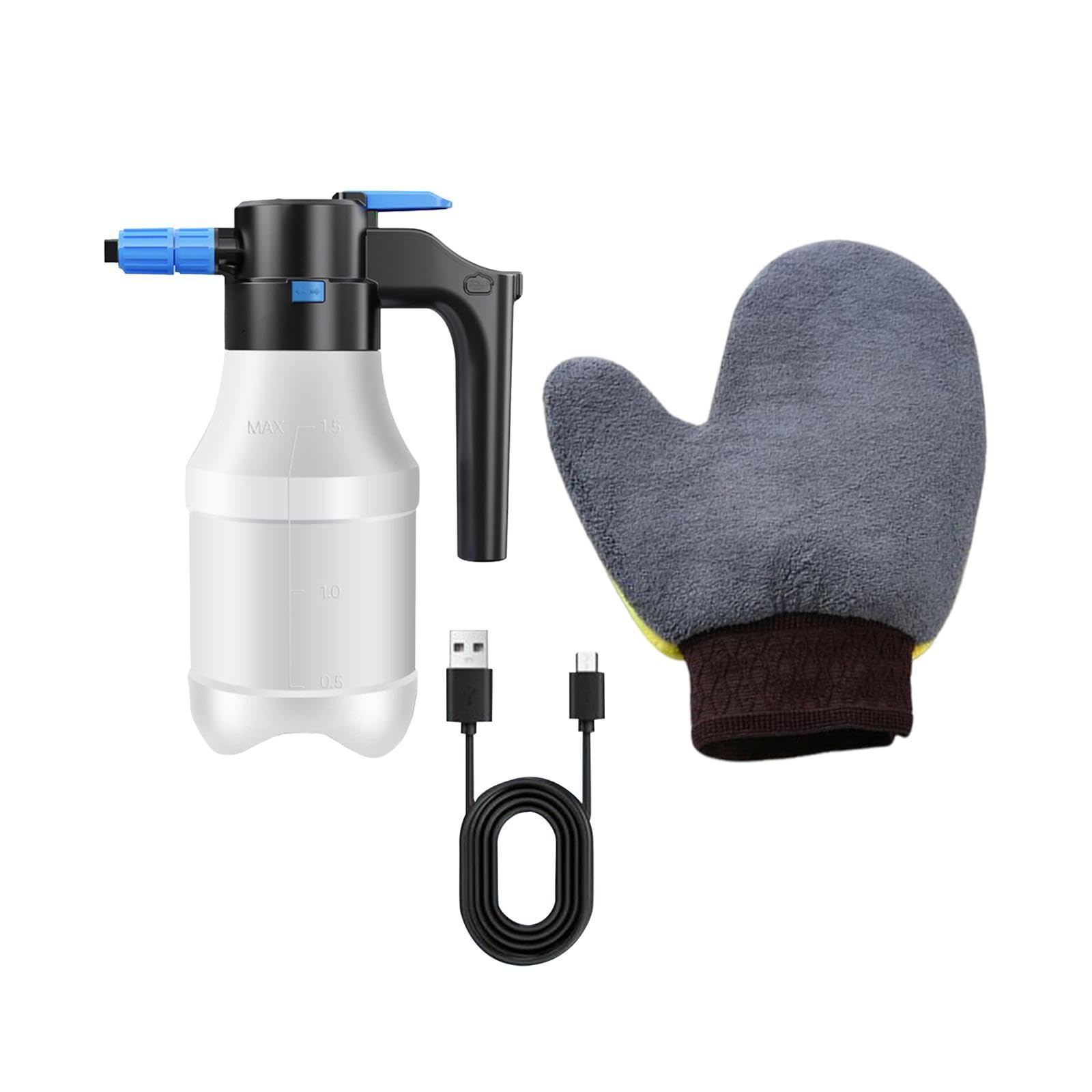 Pulverizador de espuma eléctrico para lavado de coches accesorios de riego 1,5 L