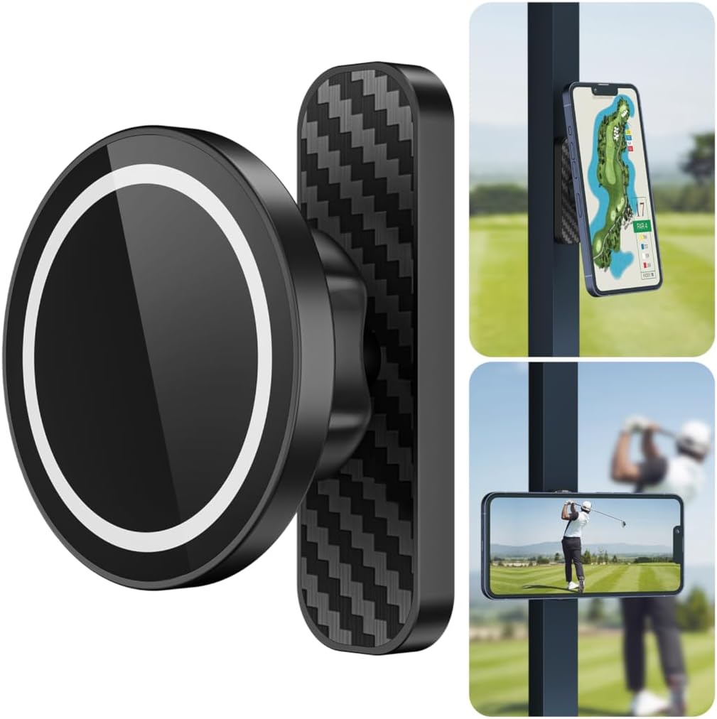 Magnetic Golf Cart Phone Holder Compatible with MagSafe iPhone