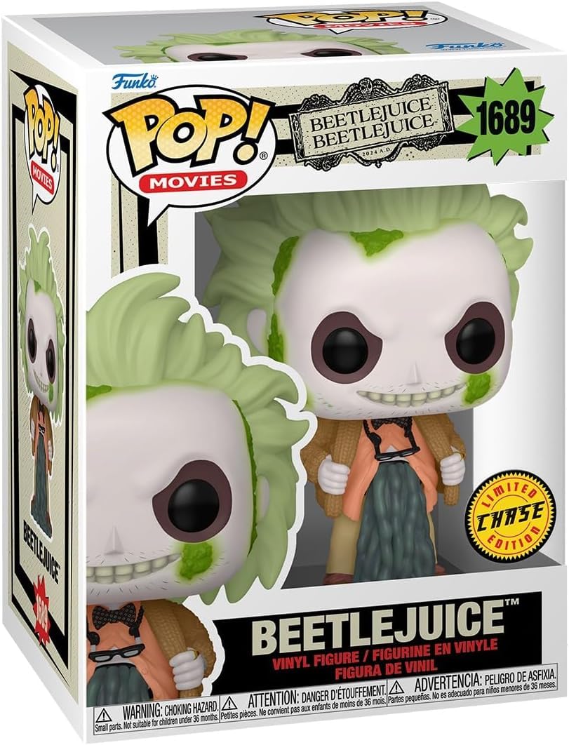 Funko Pop Tim Burton Beetlejuice - Beetlejuice Glows In The Dark 2020 New  York Comic Con Ex - Ozzie C Funko Beetlejuice, image size:811x1062