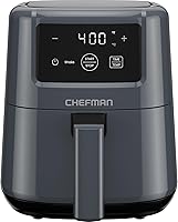 Vista 10 de CHEFMAN - Freidora de aire mini de 2 cuartos de galón – Freidora de aire compacta y ahorradora de espacio digital con canasta antiadherente y apta