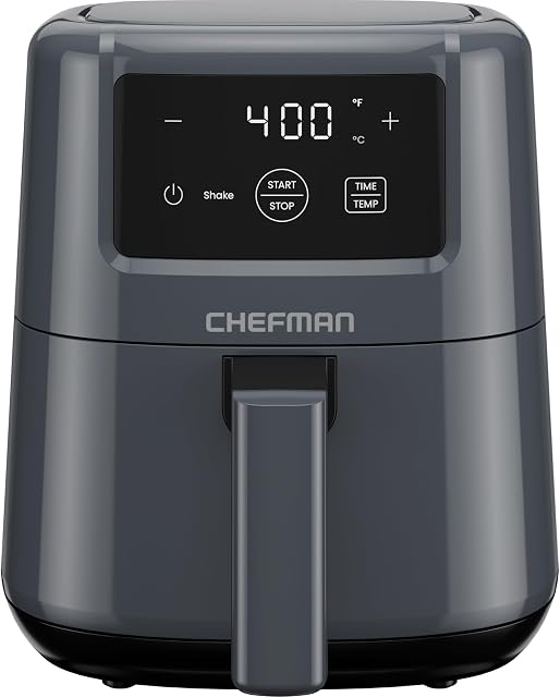 CHEFMAN 2 Qt Mini Air Fryer (Grey)