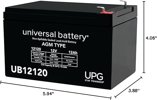 Miniatura 7 de Batería recargable de 12 voltios y 12 Ah (1 unidad)