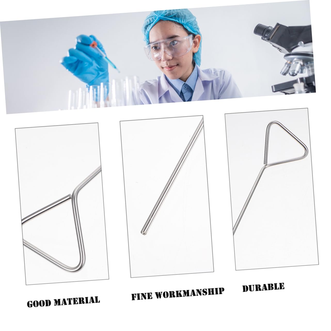 Triangle Cell Spreader TOPPERFUN 6pcs Stainless Steel Triangle Petri ...