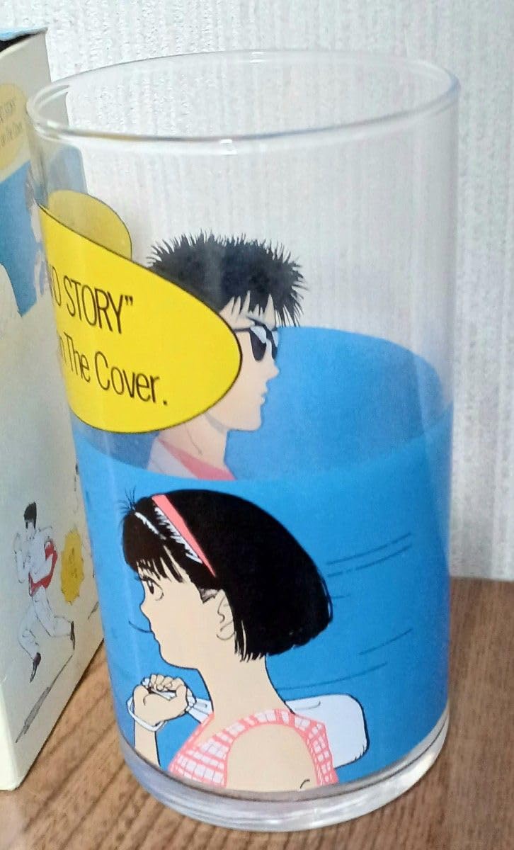 Amazon.co.jp: レトロ パパリンコ グラス 江口寿史 ミスタードーナツ