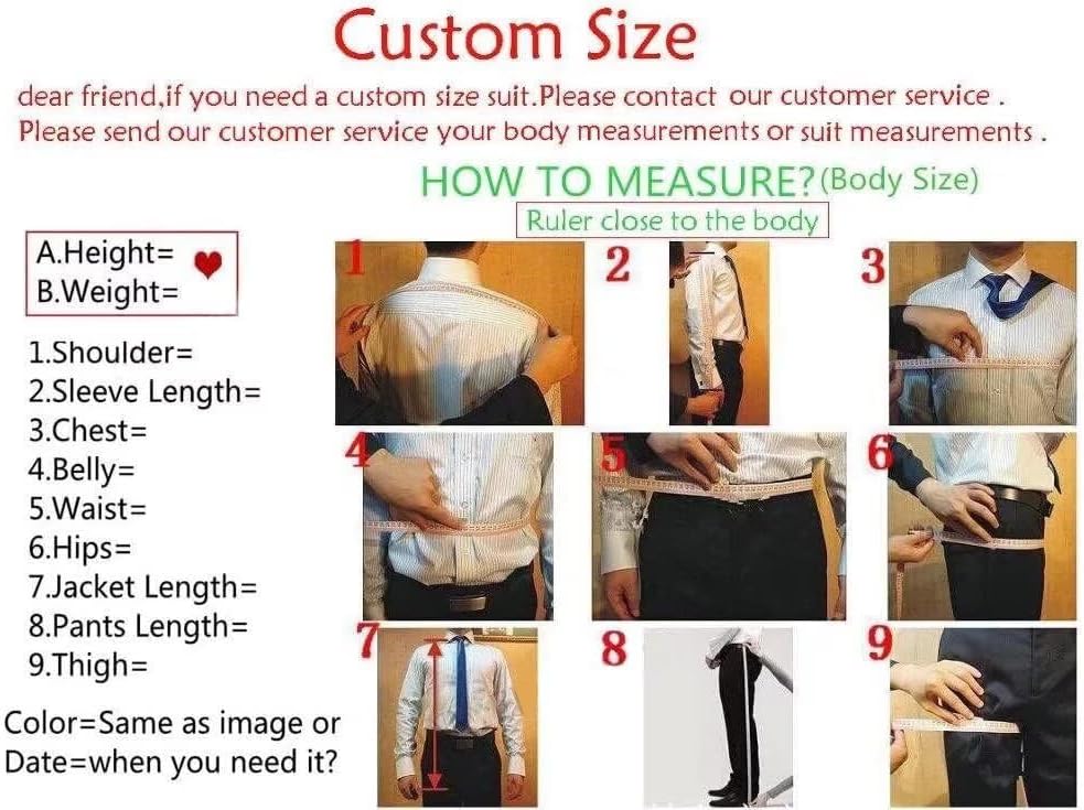 Netsky Men's Suit Slim Fit 2 Piece Prom Suits Two Button Jacket Pants Tuxedo Formal Wedding Dinner Business - Image 6