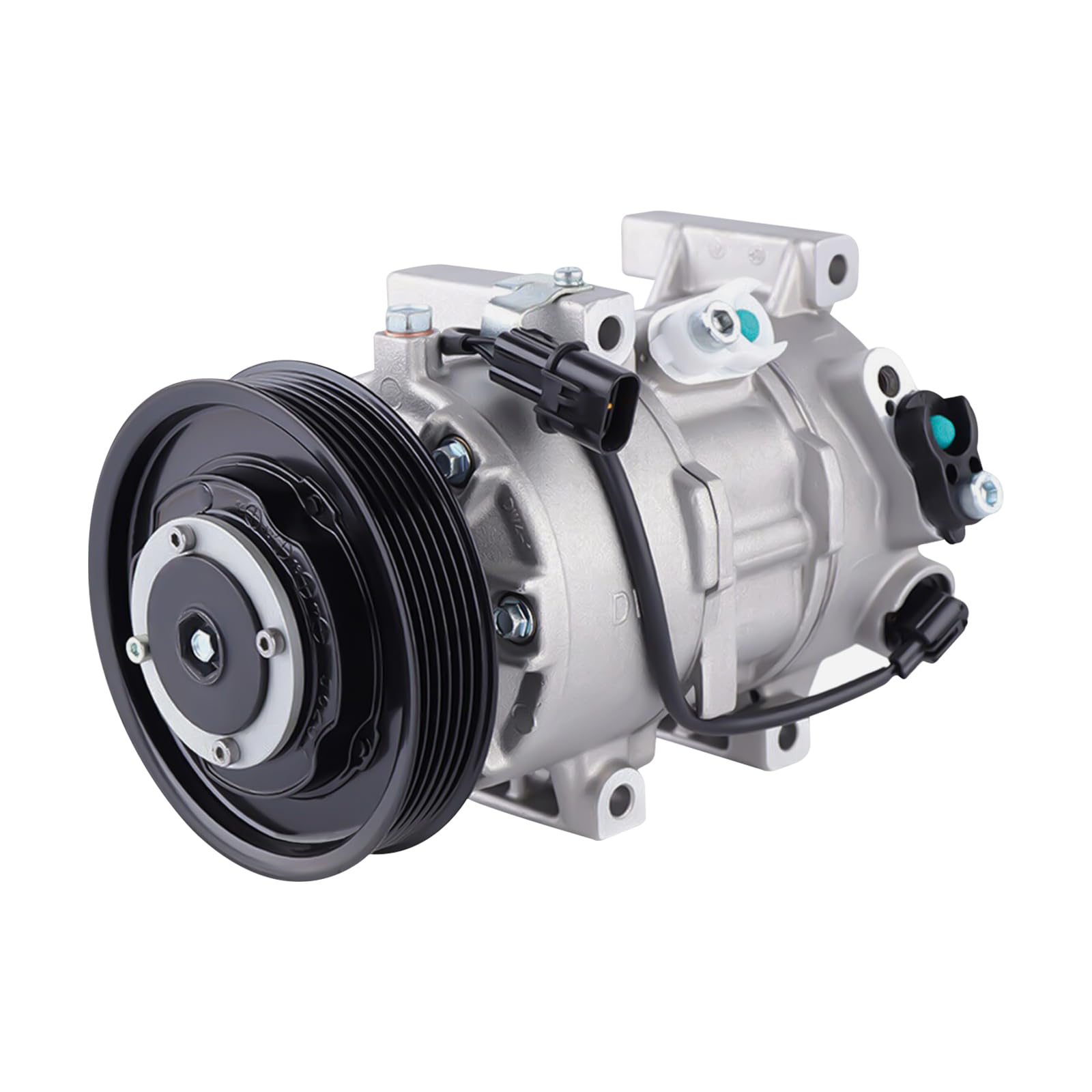 A/C Compressor with Clutch for 2012-2016 Hyundai Accent 1.6L & 2012-2015 Kia Rio 1.6L, CO 20765C 977011R100 Replacement, 12V R134A