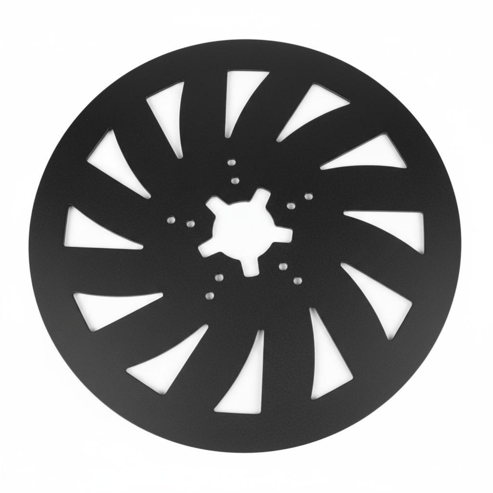 Poulie rainurée robuste en acier de 44cm pour supporter les charges lourdes
