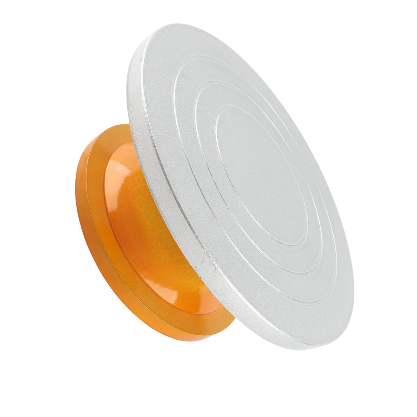 Plato Giratorio para Tartas Engrosado para Fácil Decoración, Soporte Giratorio de 360° para Fiestas y Cumpleaños, Base Antideslizante, Material de Acero Plástico de 11.8 X 4.7 Pulgadas