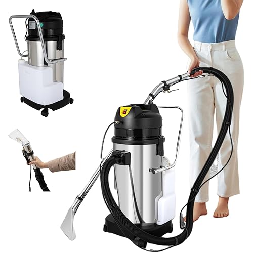 40L Commercial Cleaner Carpet Extractor 3 in 1 Multi Purpose Wet & Dry Vacuum Cleaner Portable Cleaning Machine For Home, Staircase, Apartment, Car