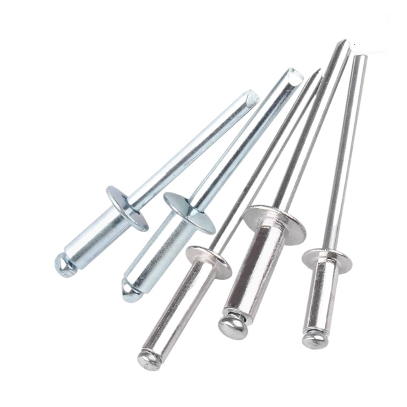 remaches ciegos, Remaches Ciegos 50 Piezas Pop de Aluminio Surtido M3.2 M4 for Decoración Muebles(M4x16mm)