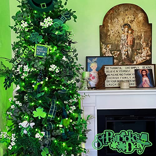 Jmexsuss 600 Green String Lights Outdoor Waterproof,St Patricks Day Decorations Lights, 8 Modes Green Led Christmas Lights Clear Wire Plug In For Indoor Halloween St Patricks Day Christmas Tree Decor #TOP5