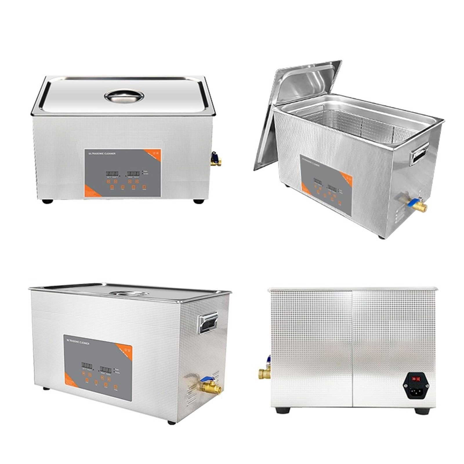 Limpiador ultrasónico, Máquina De Limpieza Por Ultrasonidos Limpiador Discos Vinilo 10L 240W Calefacción Digital Dega Metal Carburador Inyector Boquilla Motor Lavado Coche para limpiar joyas