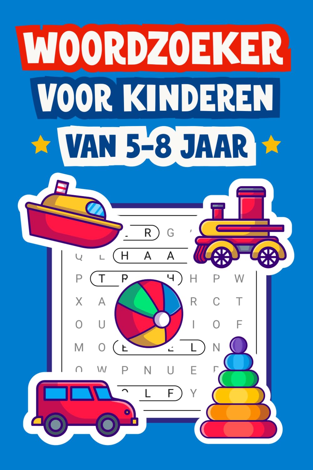 Woordzoeker Voor Kinderen Van 5-8 Jaar: Urenlang puzzelplezier voor nieuwsgierige kinderen