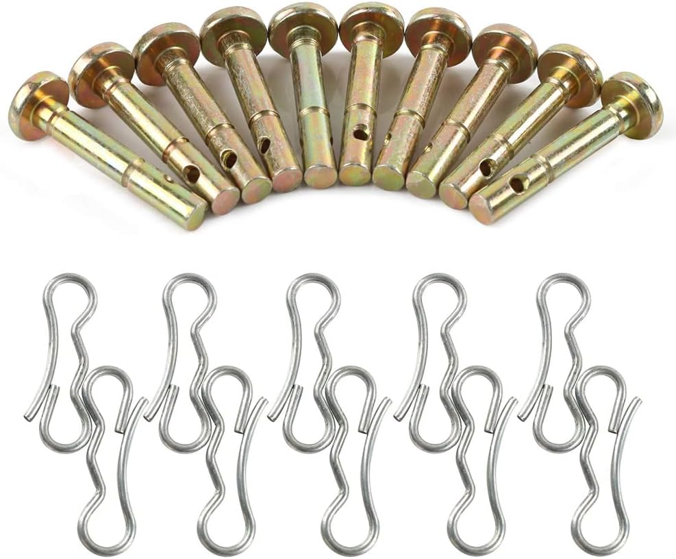 review VEYFIY 20pcs Shear Pins and Cotters Pins,Replacement Shear Pins for Snowblower 738-04124A and 714-04040, Shear Pin Kit Compatible with MTD Craftsman Troy-Bilt Snowblowers