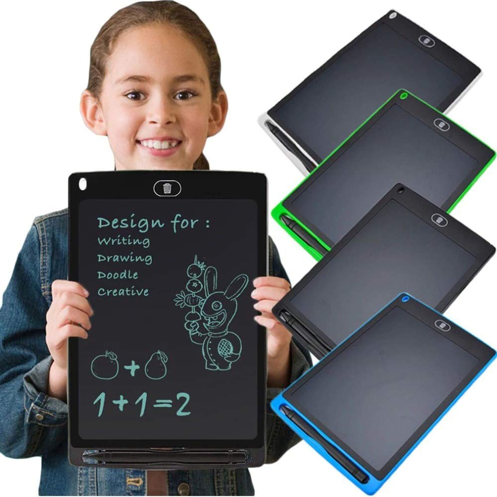BKN® LCD Writing Screen Tablet Drawing Board E-Note Pad for Kids/Adults, 8.5 Inch (1pcs, Black & Random)-image-10