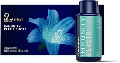 Manuka Health Propolis Immunity Elixir Shots, 5 Bottles x 50ml/Bottle