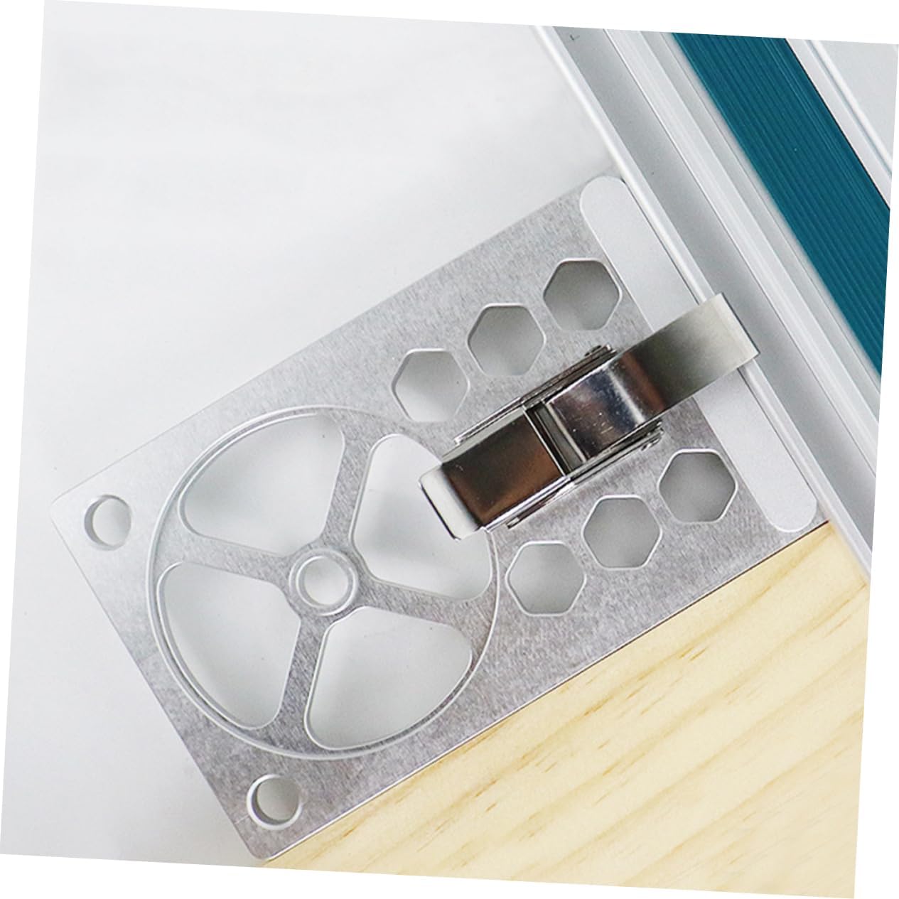 Generic Circular Saw Guide Rail Track System Angle for Precise Cuts Compatible Construction for Woodworking and Carpentry