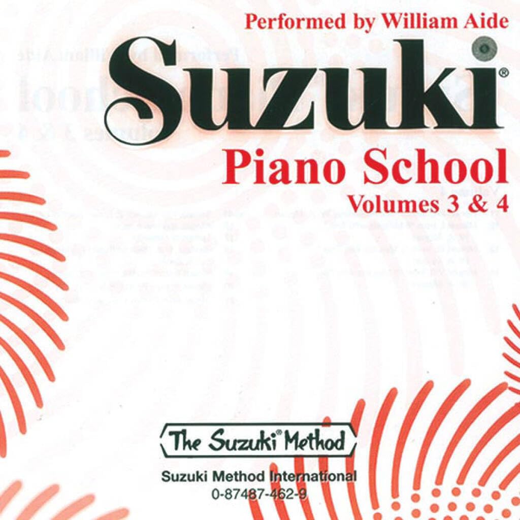 Suzuki Piano School Volumes 3 and 4 partition pour apprentissage du piano