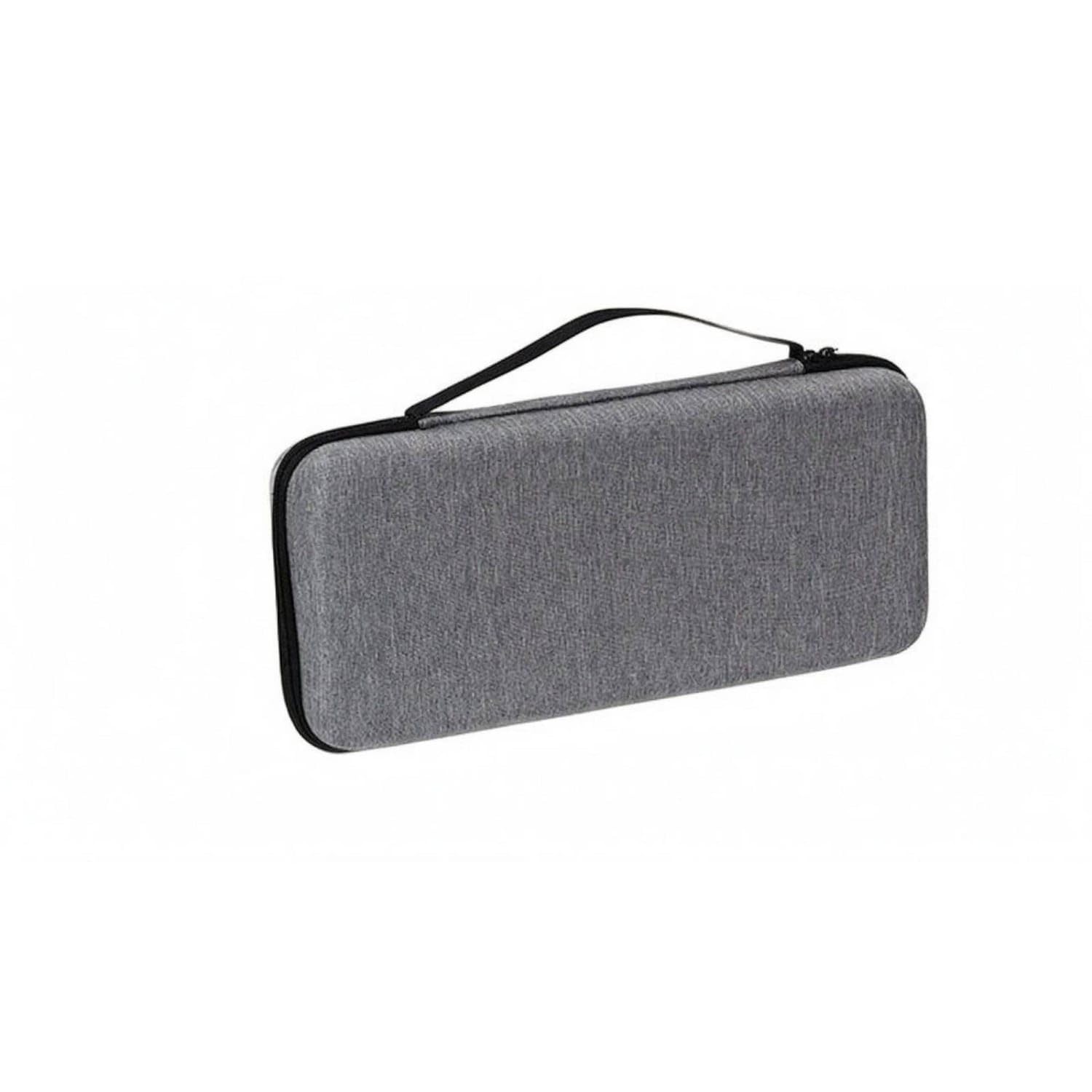 VISTORA Zip-Around Mechanical Keyboard Carrying Case EVA Material Mechanical Keyboard Case Top Handle Computer Accessory textileTextured, Gray Small-image-9
