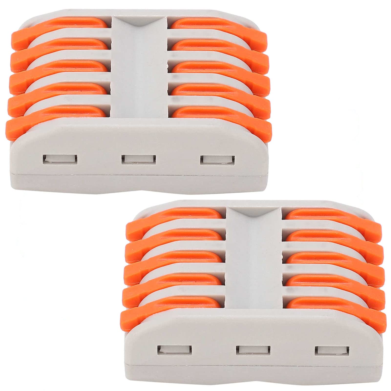 3 to 6 Inline Wire Nut Connector - Cable Connector - Mini Wire Connectors - Electrical Reusable Connectores (2pcs, 3 to 6 Inline, Multi) — Amazon image 22