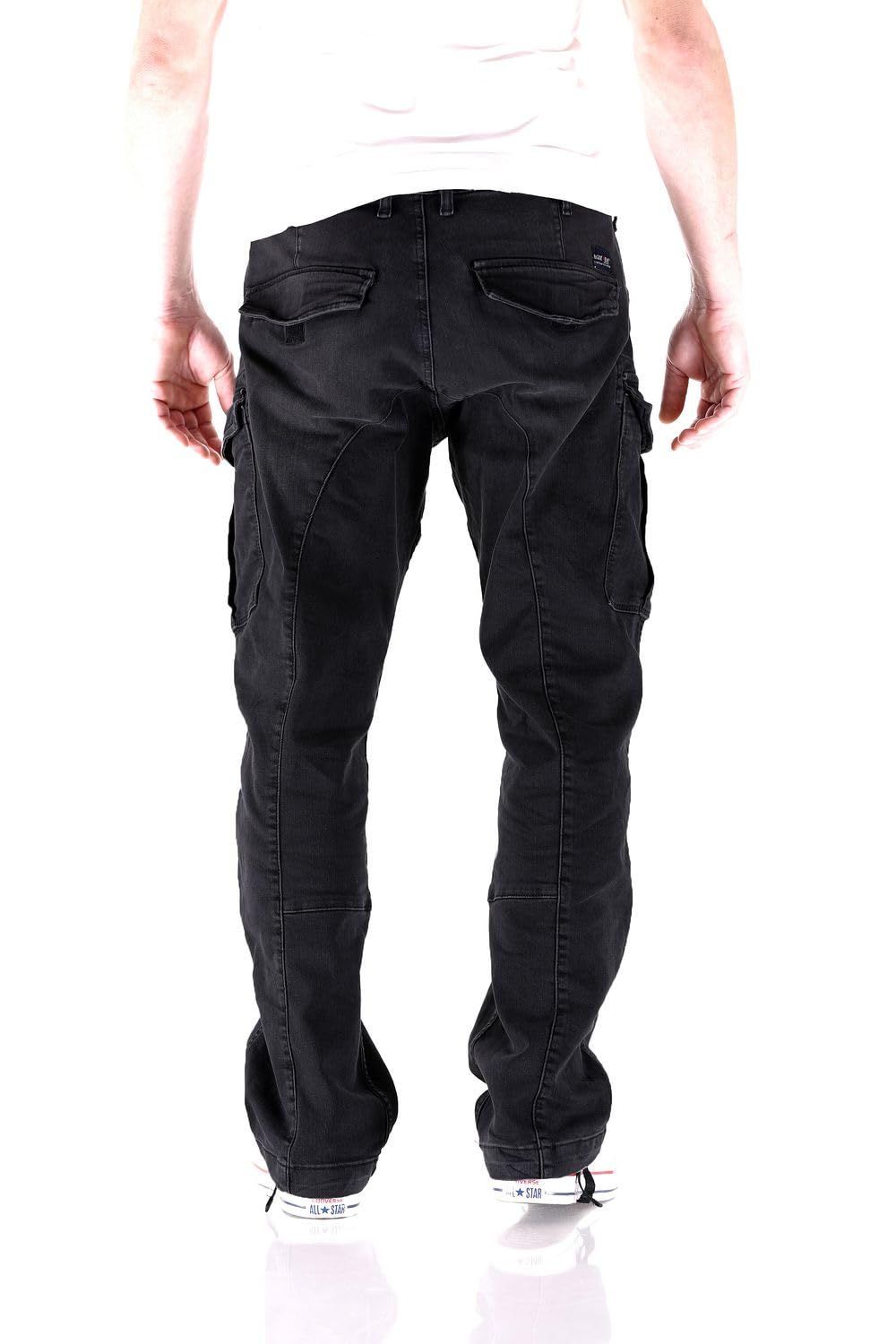 Big Seven Brian Antic Black Cargo Herren Jeans Hose