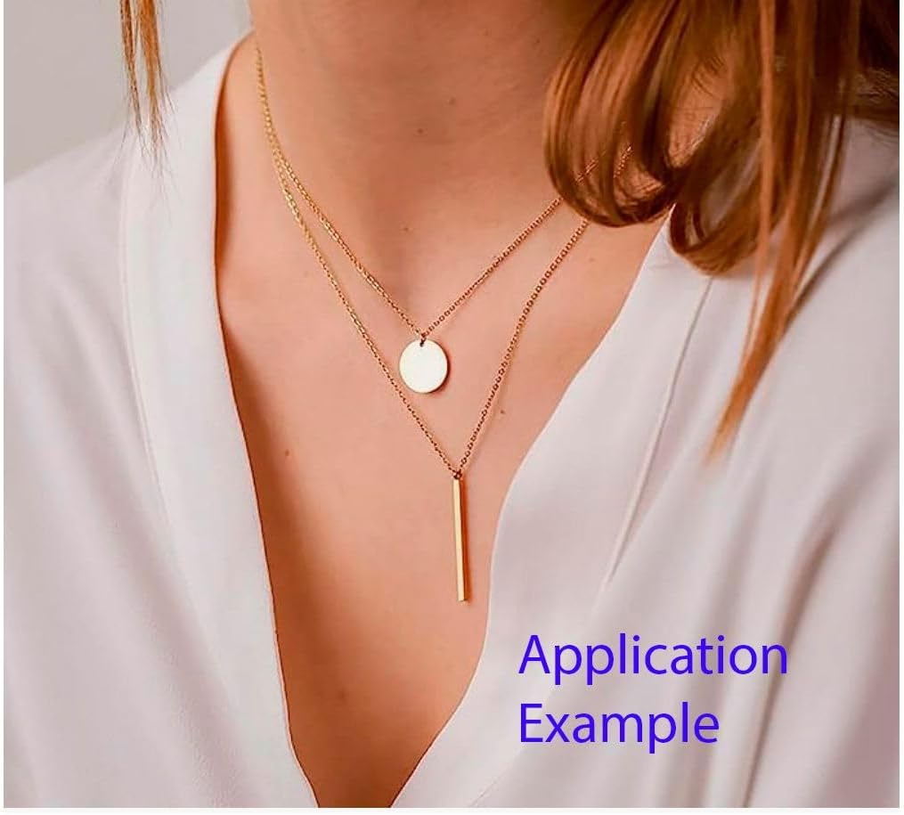 100pcs Adabele Raw Brass 15mm Vertical Rectangle Bar Pendant Drop Earring Findings Unplated/Uncoated for DIY Craft Jewelry Making CX-E9 - Image 4