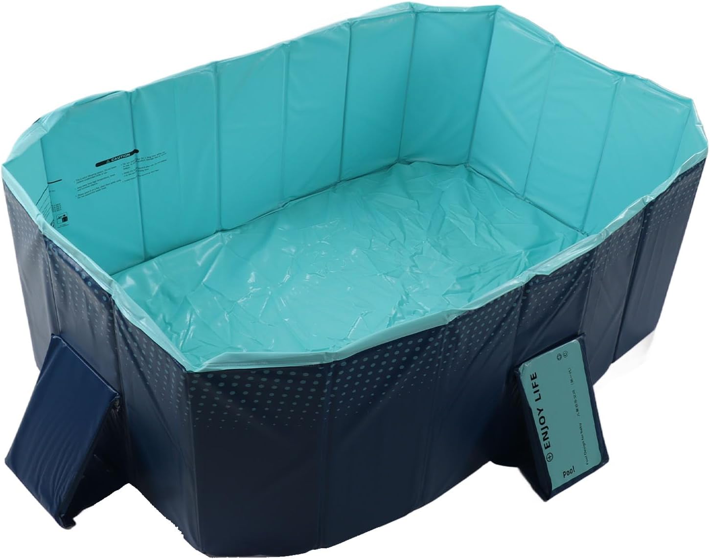 Cryfokt Backyard Pool, Portable PVC Kids Swimming Pool Ample Space Inflatable Pool Family Pools for Home Garden, Backyard Water Party (1.6m / 5.25ft)