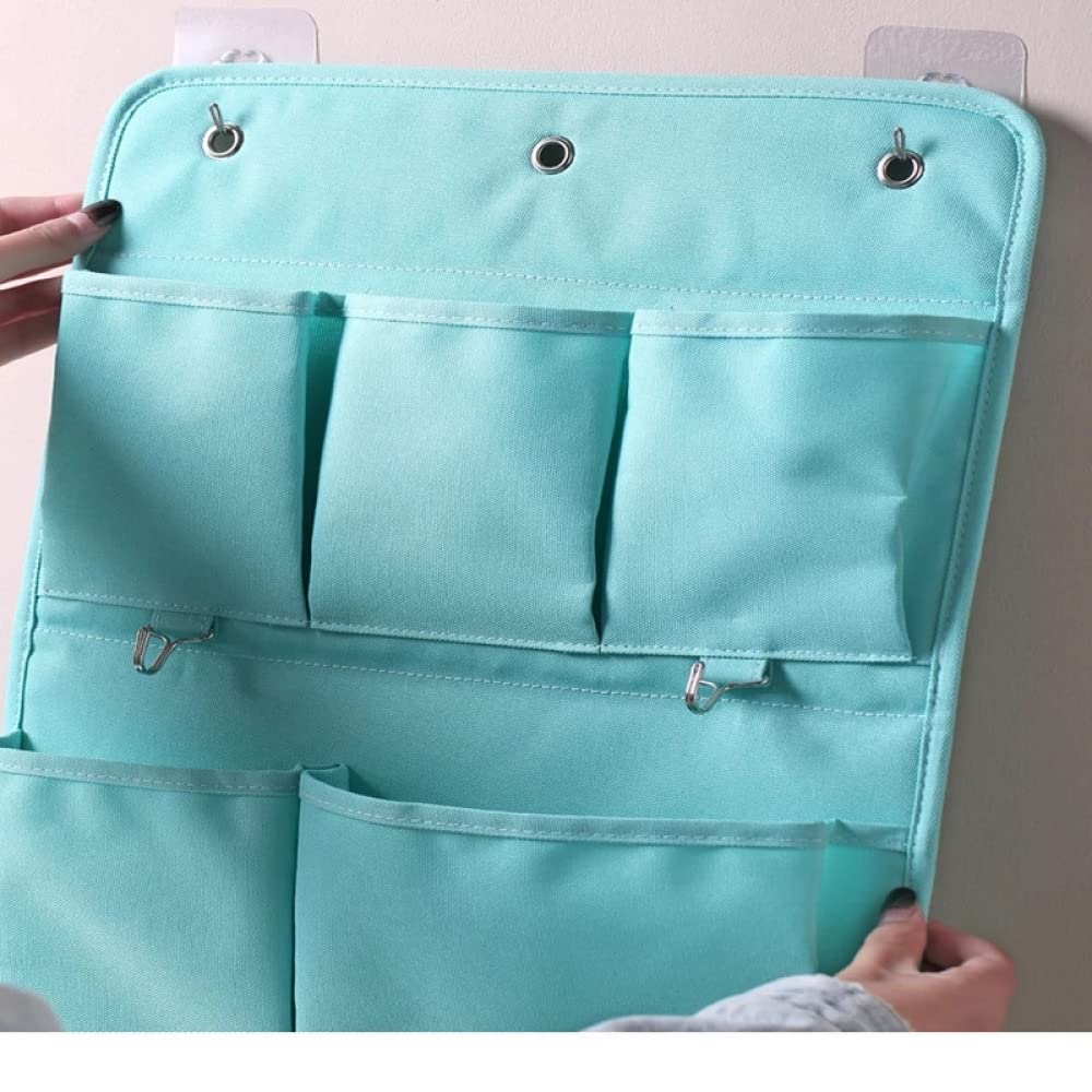 YXSH Sac De Rangement Suspendu Sac Suspendu en Tissu Multifonctionnel Téléphone Maquillage Organisateur Porte Mur Maison Rangement Organisation Pochette Sac