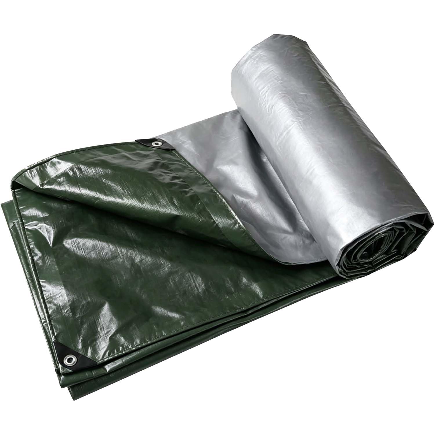 Ffsaacol A Heavy Duty Waterproof Tarpaulin, Extr Large Tarp, Tear Proof Tarp, Weatherproof Outdoor Cover With Grommets, Easy To Install For Furniture Protection 2X2m/7X7ft