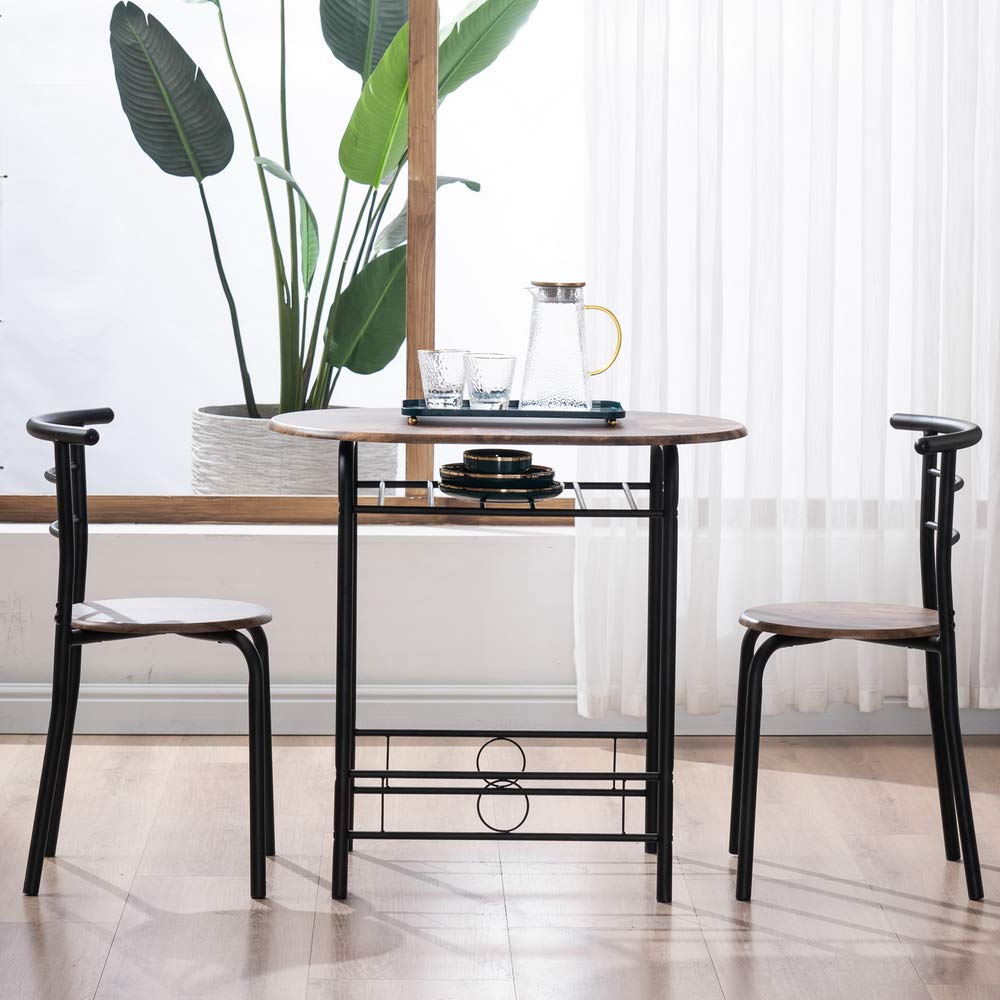 Amazon.com - Guangshuohui Dining Room Table Set with 2 Chairs Amazon.com - Guangshuohui Dining Room Table Set with 2 Chairs