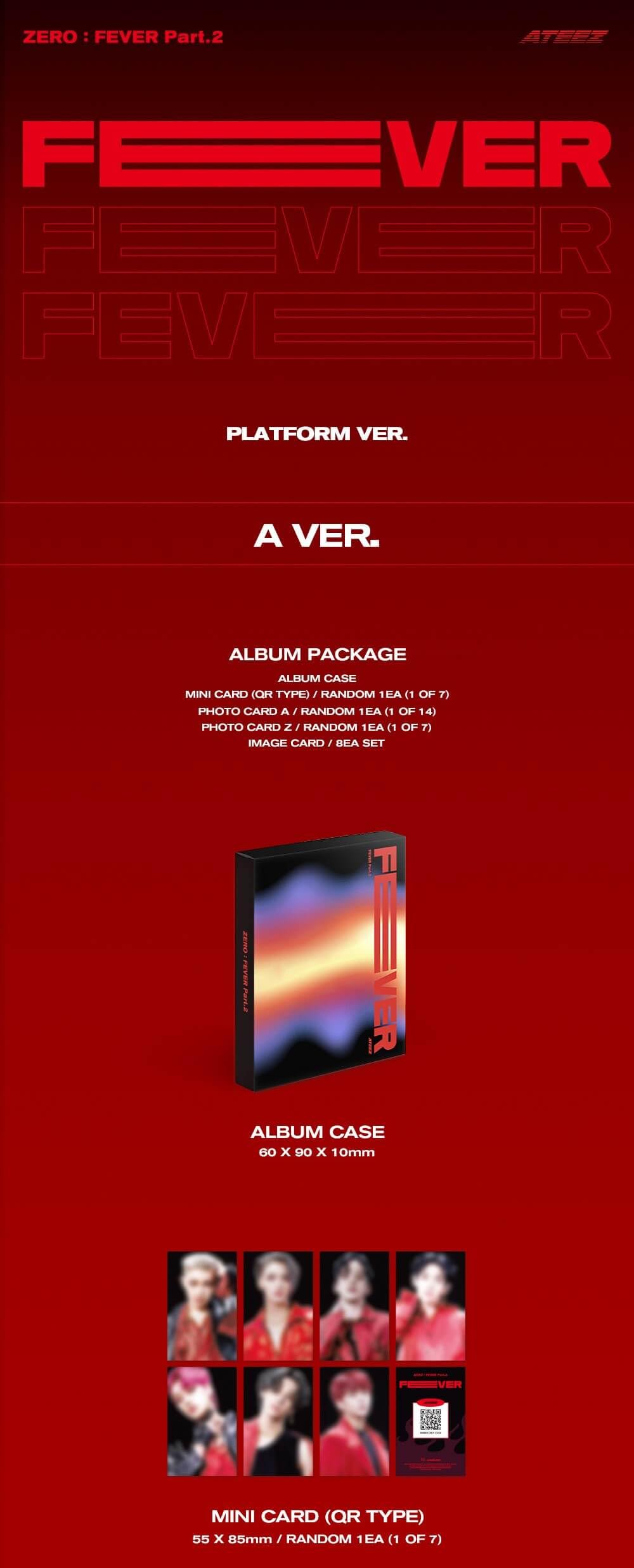 ATEEZ ZERO:FEVER Part.2 3種セット×3 9枚 ATEEZ - [ZERO : FEVER PART.2] PLATFORM 3 Version SET