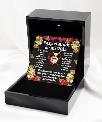 Miniatura 9 de Cadena para el amor de mi vida, regalo para esposa o novia, collar personalizado para aniversario o cualquier ocasión