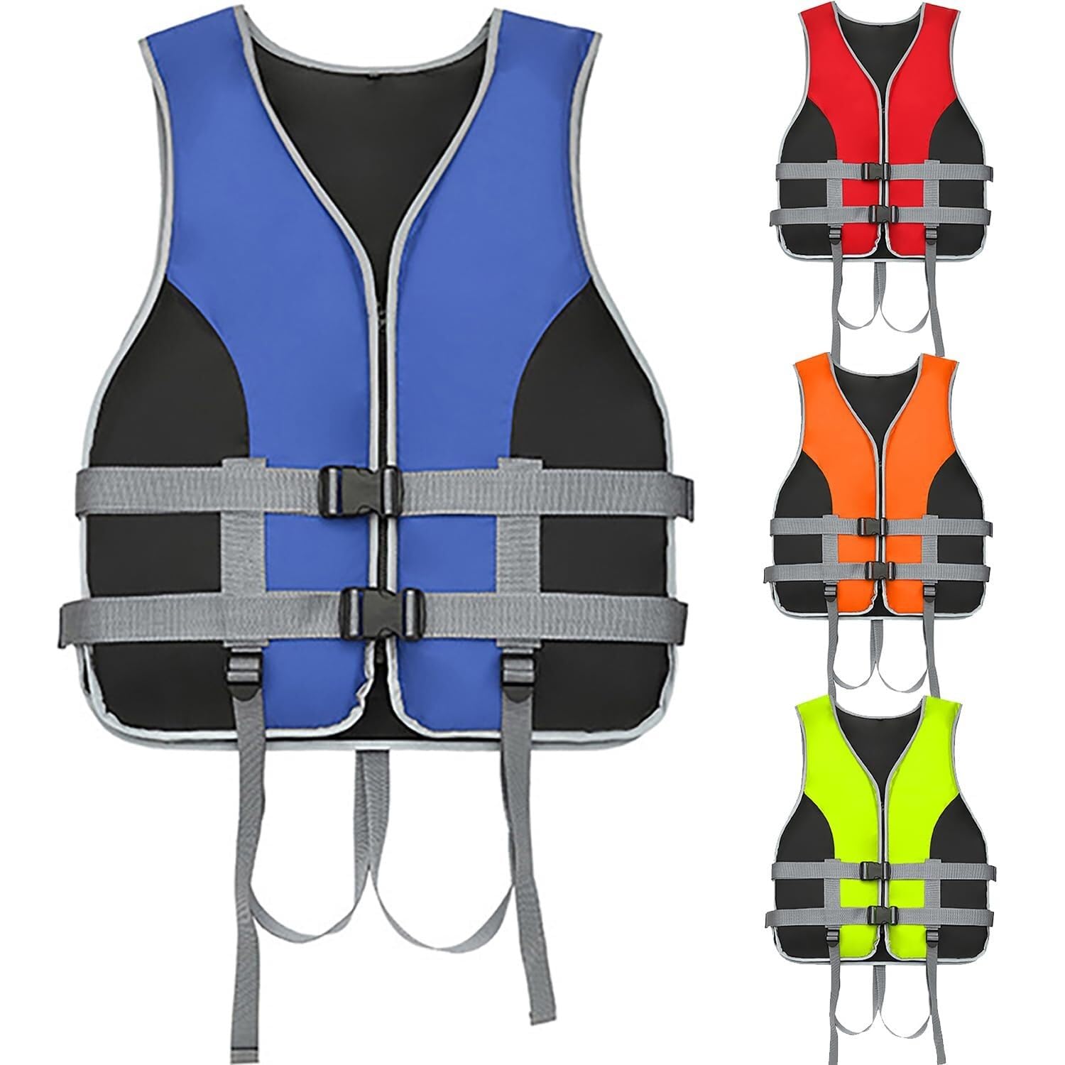 Unisex Hohe Auftriebskraft Tragbar Schwimnweste Verstellbare Taillengurte Oxford Gewebe für Kajak Bootfahren Surfen Wassersport Sicherheit